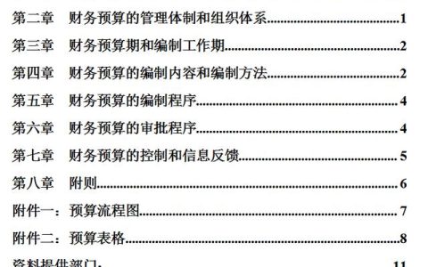 集團(tuán)財務(wù)預(yù)算管理制度（完整版）（集團(tuán)公司預(yù)算管理制度）